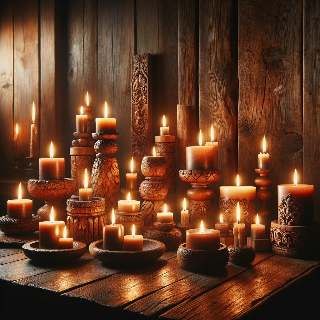 Enchanting Ambiance: Decorating with Wood and Candles