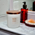 Coconut Milk & Honey 12oz Candle in White by Moxie & Grace — a soft, creamy blend of coconut milk, honey, vanilla, and warm musk