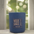 Citrus Agave 12oz Candle in Navy by Moxie & Grace — a bright, zesty blend of citrus, agave, lemon, and warm musk