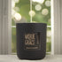Himalayan Bamboo 12oz Candle in Black by Moxie & Grace — a serene, spa-inspired blend of bamboo, verdant florals, lemon, and pine