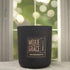 Mediterranean Fig 12oz Candle in Black by Moxie & Grace — a lush, earthy blend of fig, green leaves, cedar, and warm musk
