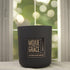 Moonflower Nectar 12oz Candle in Black by Moxie & Grace — an enchanting blend of pear, agave, marine florals, dark musk, and amber