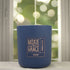 Seamist 12oz Candle in Navy by Moxie & Grace — a fresh, airy blend of sea mist, driftwood, eucalyptus, and soft marine notes