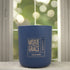 Solar Sands 12oz Candle in Navy by Moxie & Grace — a warm, sun-drenched blend of sand, amber, musk, and golden citrus notes