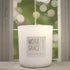 Spiced Honey & Tonka 12oz Candle in White by Moxie & Grace — a warm blend of honey, tonka bean, cinnamon, clove, and vanilla